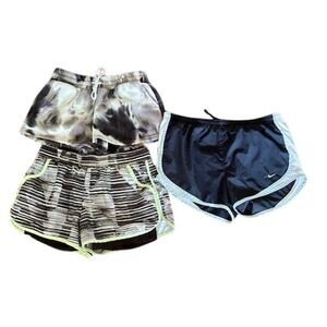 Women's Workout Short Bundle: Nike, Love Streak, RBX size medium